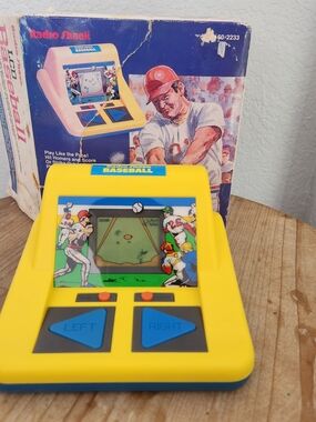 Radio Shack LCD Baseball Handheld Game Vintage Handheld Game 1980's 1990's Y2K